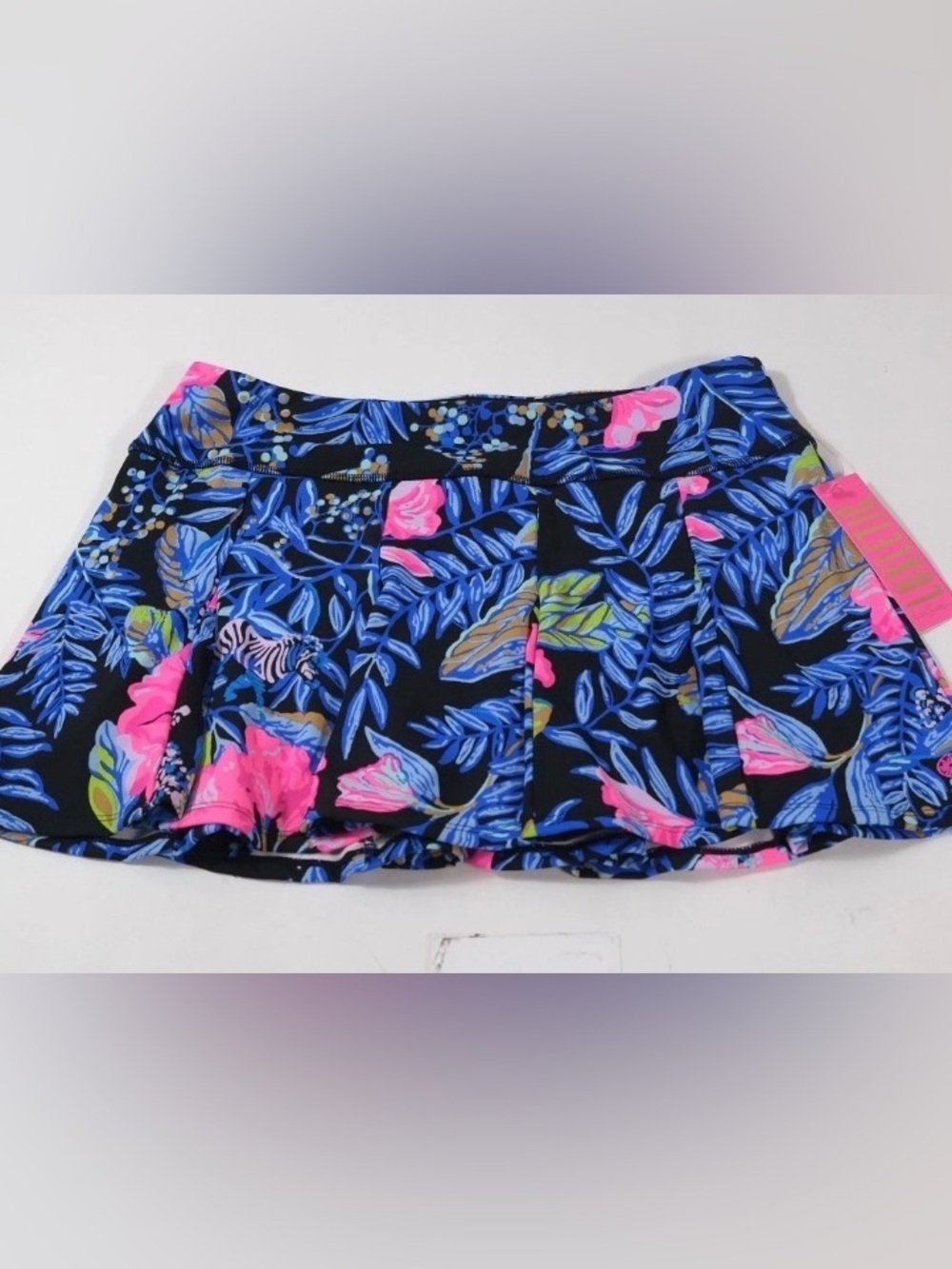 Lilly Pulitzer luxletic skort black Rosalla Earned stripes large